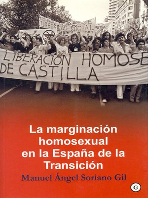 cover image of La marginación homosexual en la España de la Transición